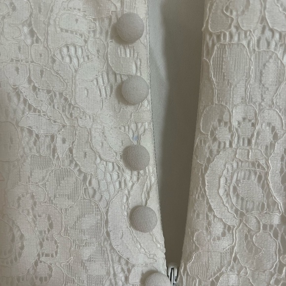 Beloved Eternity White Lace Sleeveless Backless Maxi Dress - Picture 5 of 7